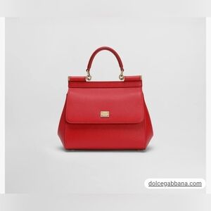Dolce & Gabbana Red Sicily Handbag